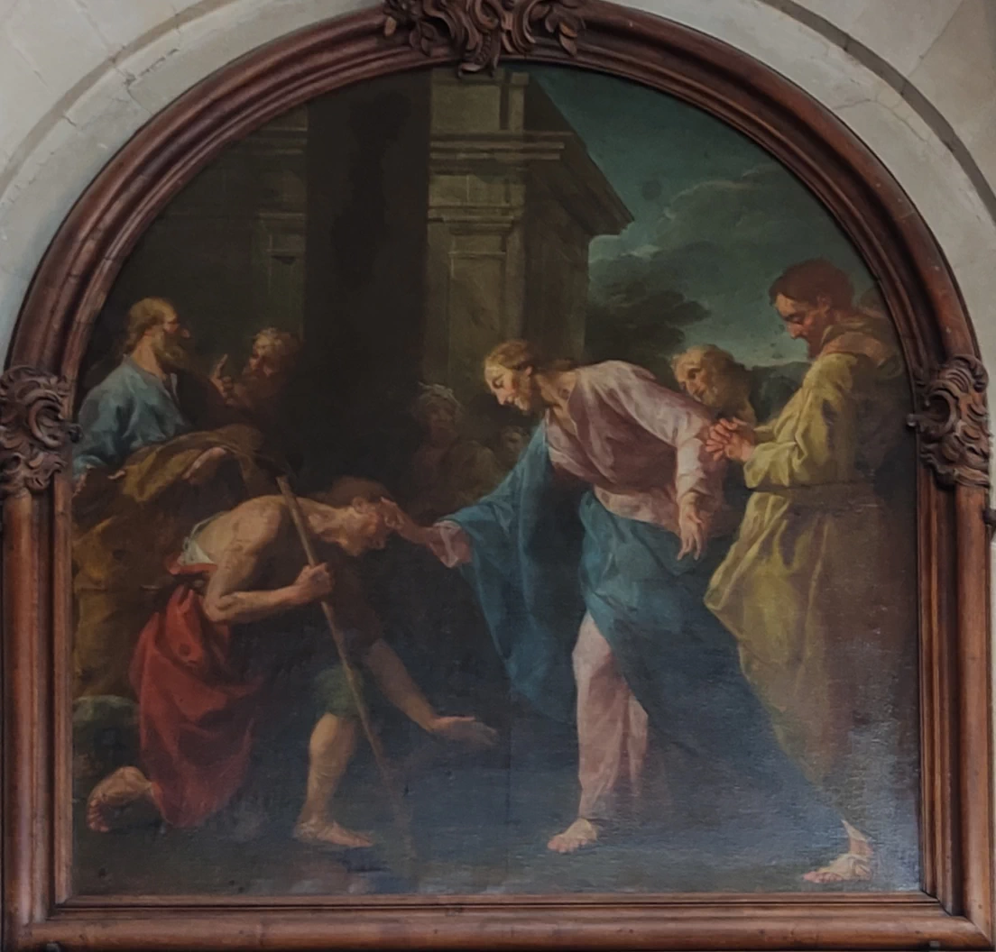 Cristo guarisce il cieco nato - Refettorio dell'Abbazia degli Uomini di Caen